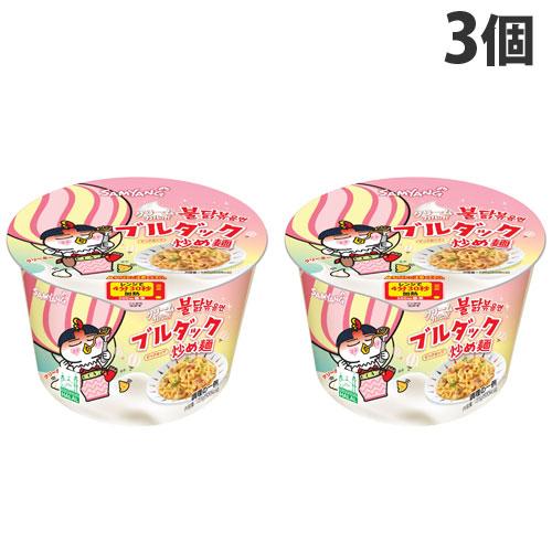 三養ジャパン クリームカルボナーラ ブルダック炒め麺 BIG 105g×3個 麺 麺類 カップ麺 インスタント 手軽 簡単 辛麺 激辛