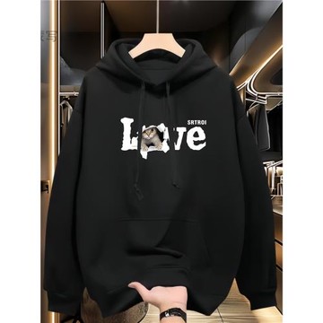 美式重磅連帽衛衣男士春秋冬季2026新款加絨大碼男生潮牌寬松外套