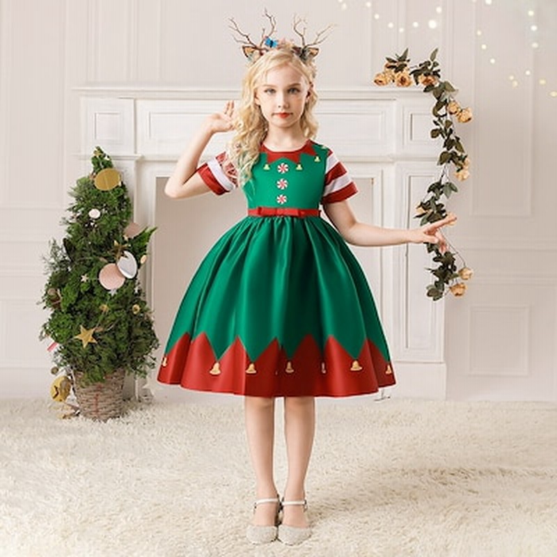 可愛い 子供用 女の子 クリスマス ドレス ワンピース コスプレ サンタ ワンピース 通販 Lineポイント最大1 0 Get Lineショッピング
