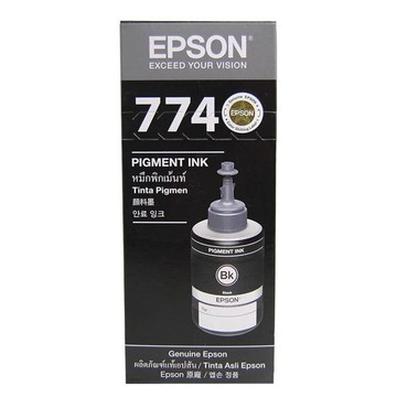 【E平台】◆ EPSON ㊣原廠填充墨水 單瓶140ml T774/C13T774100黑色墨水罐 (140ml)，可印6000張適用M100/M105/M200/M205/L655/L605/L1455 印表機 DIY填充墨水.連續供墨