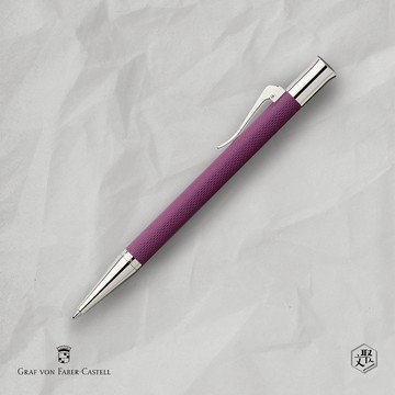 【Graf von Faber-Castell】繩紋飾 原子筆-藍紫(原廠正貨)