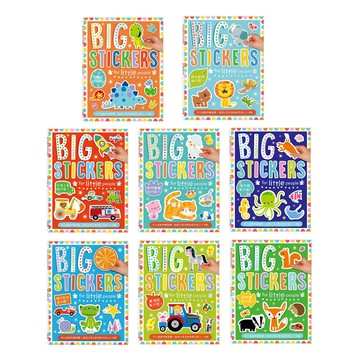【LMW親子選品】🌿禾流文創 - BIG STICKERS FOR LITTLE PEOPLE 🌿遊戲練習本 貼紙書