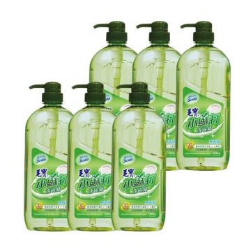 毛寶 小蘇打洗碗精1000g-無香精/甜橙茶氛X6瓶