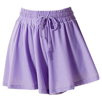 KR SKANGEL 甜美舞燕冰感瑜珈短褲 羅蘭紫 舒適透氣  M