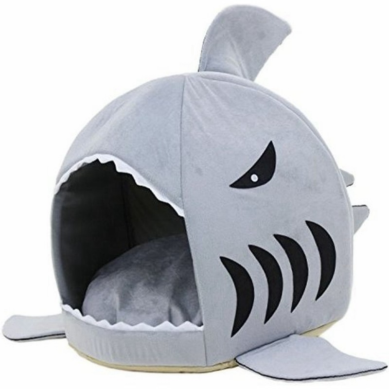 Petstyle ペットハウス サメ ドーム型 犬 猫 ベッド マット 鮫ハウス サメ型 Mサイズ 通販 Lineポイント最大0 5 Get Lineショッピング