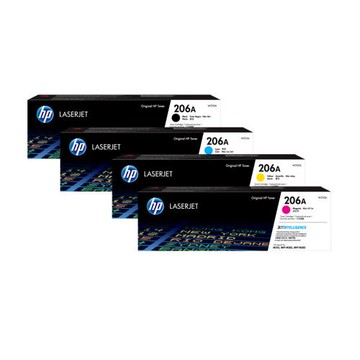 HP W2110A+W2111A+W2112A+W2113A (206A) 四色優惠組 原廠碳粉匣 適用HP M255dw/M283/M283fdw