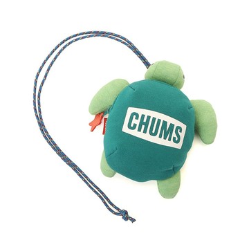 CHUMS Turtle Mini Pouch造型肩背包 藍綠色 CH603717T001