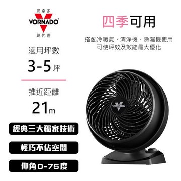 美國VORNADO沃拿多 3-5坪用 渦流空氣循環扇 52-TW