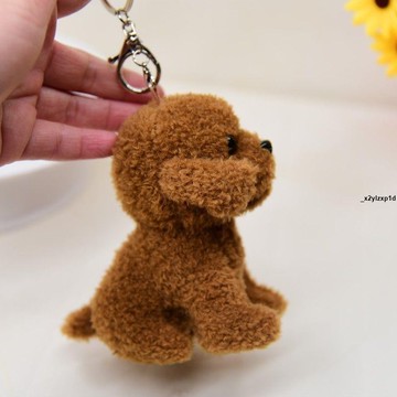 包包掛件 吊飾 鑰匙圈 鑰匙扣 可愛卡通情侶泰迪狗鑰匙扣毛絨小掛件小狗包包飾品背包男女禮物