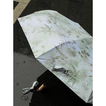 新中式折疊傘防曬防紫外線輕便小巧便攜女遮陽傘氛圍感晴雨兩用傘