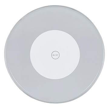 壓克力發光杯墊 LED時尚炫彩 全身防水設計  透明色  10 x 10cm  1個