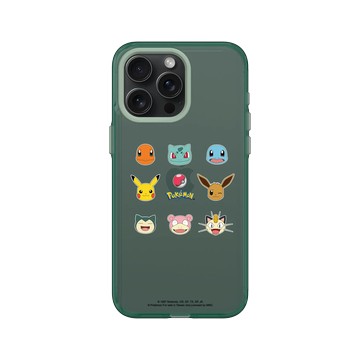 iPhone 15 Pro Max Clear 憂墨綠 - 寶可夢 Pokemon - Sticker-寶可夢們