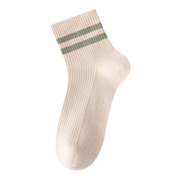 襪子女款純棉吸汗短襪諸暨透氣中筒襪彈力運動襪四季通用薄款防滑