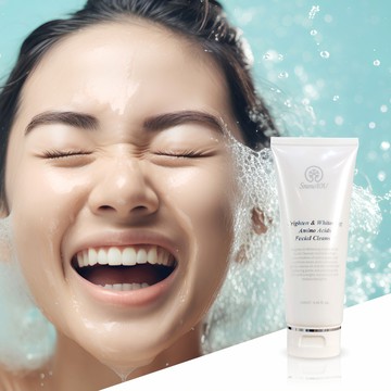 雪白植萃胺基酸潔膚霜120ml