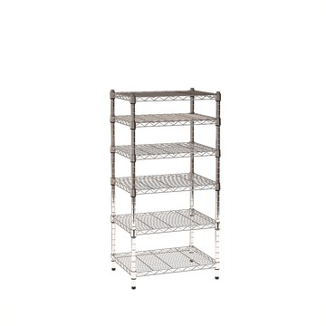 【客尊屋】小資型45X60X120Hcm 電鍍六層架(音響架/廚房架/碗盤架)