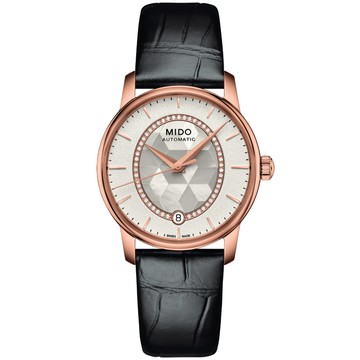 MIDO美度 BARONCELLI 永恆系列 真鑽優雅機械腕錶 33mm / M0072073611600