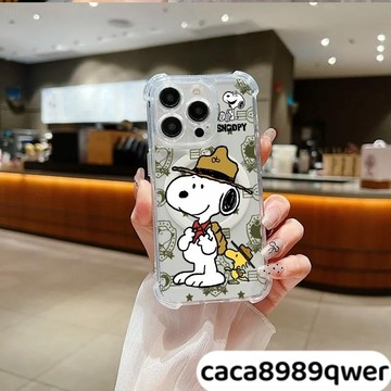 史努比探險四角氣墊超級防摔 磁吸充電i16PROMAX 蘋果iPhone15 14 13 12 11 XR 8P保護殼