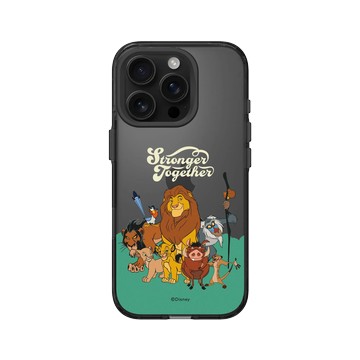 iPhone 16 Pro Clear (相機按鈕) 酷墨灰 - Disney - Lion King 迪士尼-獅子王 - 獅子王 Le Roi lion - Plus fort ensemble