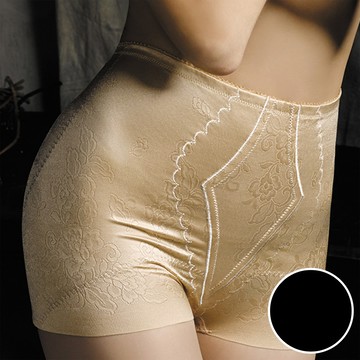 【WACOAL華歌爾】日本彈性提花64-82短型塑褲(時尚黑)-NV3450BL