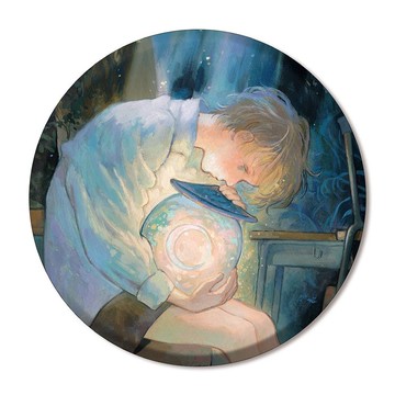 別針徽章 / 月光燈籠 / NOMA 插畫文具小物