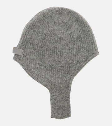 Jacquemus Ribbed-knit alpaca and wool-blend hood