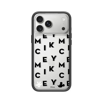 iPhone 17 Pro Max Mod NX -邊框背蓋組合 (相機按鈕) 黑 - 迪士尼-米奇 Mickey - 黑標款-MICKEY