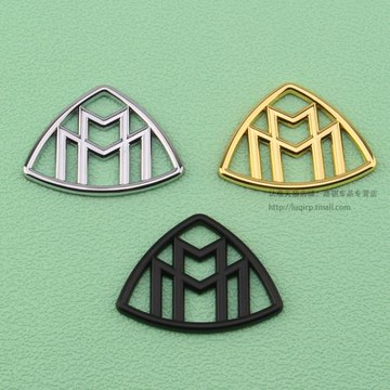 適用于邁巴赫S680車標標志奔馳S級S350 S450 S560改裝車貼側標C柱