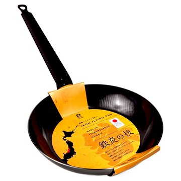 PEARL LIFE 珍珠金屬 鉄炎の技 長柄平底煎鍋 日本製 HC-1020  1個  22cm