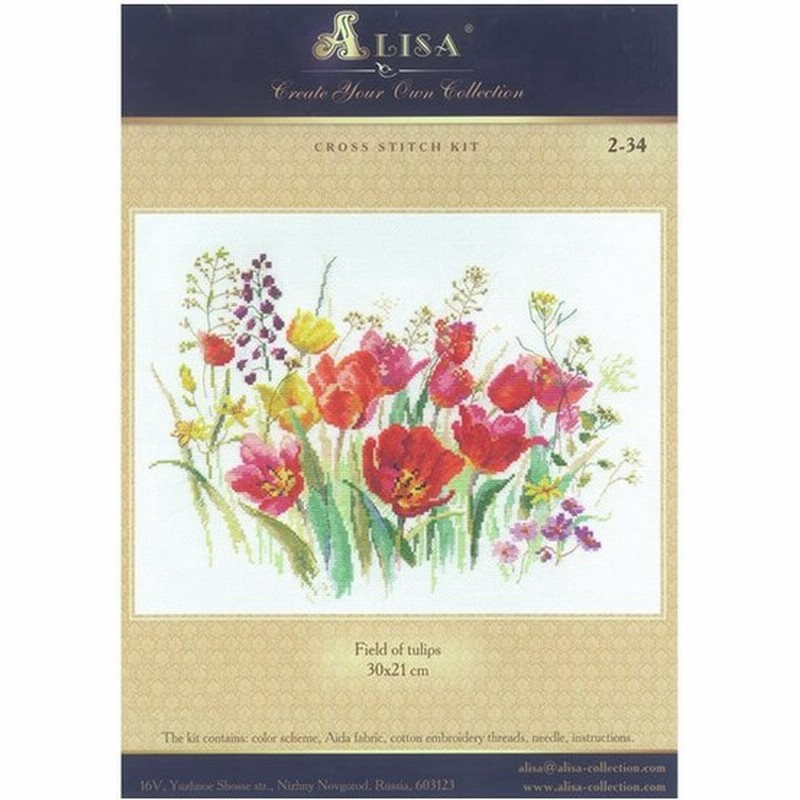 刺繍 輸入キット Alisa アリサ Field Of Tulip チューリップ畑 クロスステッチキット 輸入キット アリサ 通販 Lineポイント最大0 5 Get Lineショッピング