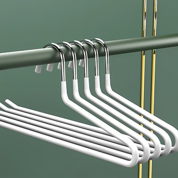 小麥購物 Z型衣架 C127 78g  經典白色  10支