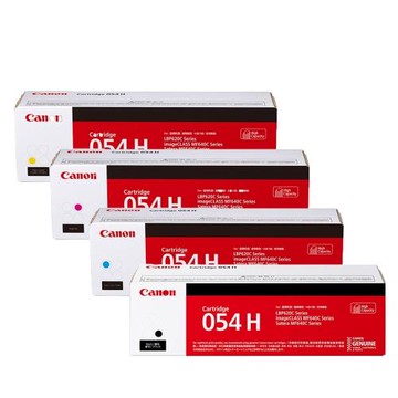 CANON CRG-054H BK/C/M/Y 原廠高容量碳粉匣(1黑3彩超值組)