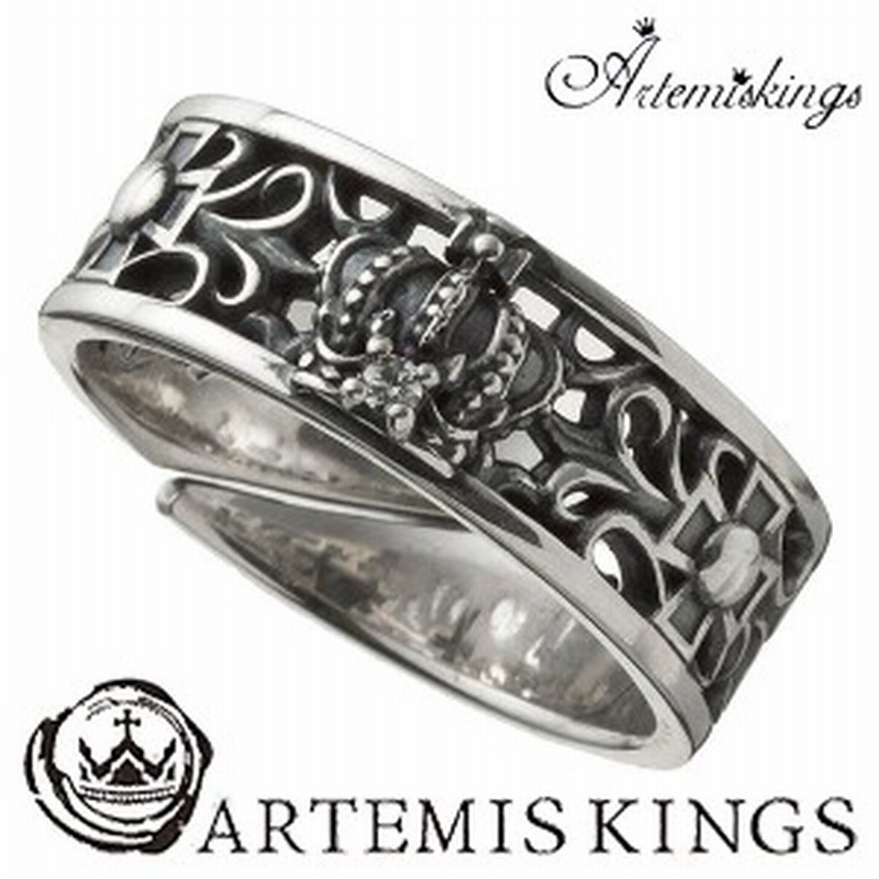 Artemiskings クラウンクロスリング フリーサイズ シルバー925 シルバーリング メンズ シルバー 指輪 ブランド アルテミスクラシック 通販 Lineポイント最大1 0 Get Lineショッピング