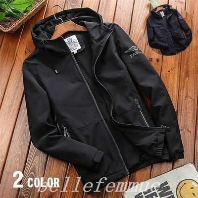 カジュアルジャケットメンズライダースジャケット長袖パーカー春夏秋冬フード付き3シーズン通勤通学ファッションバイクジャケット 通販 Lineポイント最大get Lineショッピング