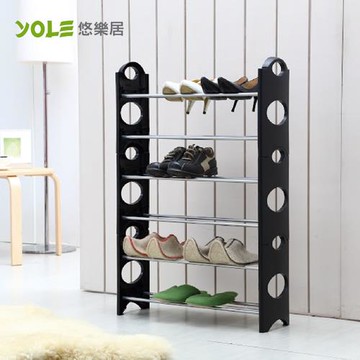 YOLE悠樂居 64x19x64cm日式和風組合鞋架#1327022