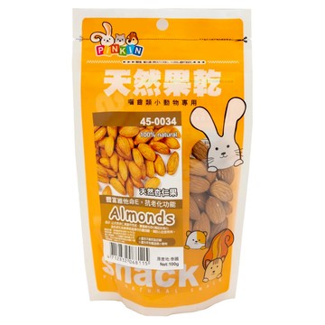 PINKIN 天然杏仁果 100% 天然  100g  1包