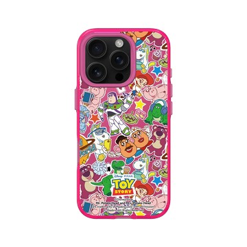 iPhone 16 Pro Clear 粉漾桃 - 迪士尼-玩具總動員 Toy Story - 玩具總動員 - 角色集合貼紙