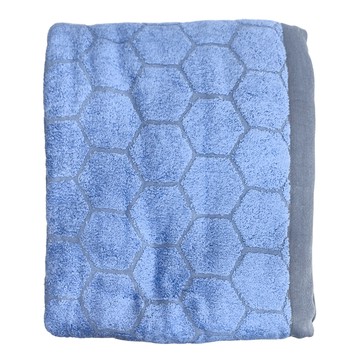 LIFE 來福牌 毛巾被 156*210CM 1600G 83%棉 台灣製  藍色  1條