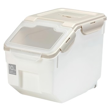 UDA 有達 小常鮮儲糧桶  10Kg 附量杯  斜口卡扣取物  23 x 35 x 27cm  顏色隨機  1個