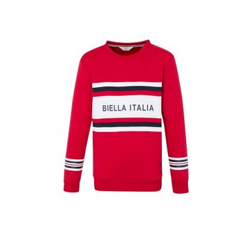 FILA官方直營 男吸濕排汗長袖圓領T恤-紅色 1TEZ-5701-RD