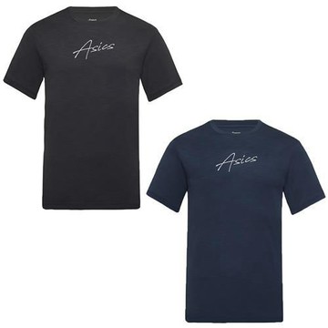 Asics 亞瑟士 短袖上衣 男裝 石墨烯 黑/藍 2031F565-001/2031F565-400