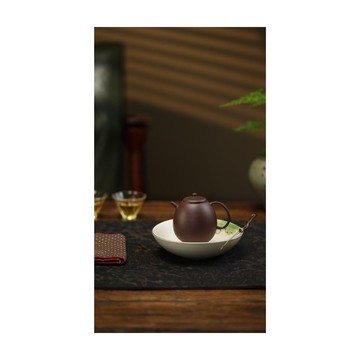 原礦紫泥 明式高龍蛋 泡茶壺 家用功夫茶具茶壺 宜興紫砂壺180cc
