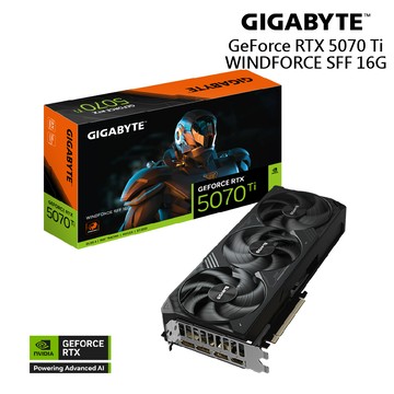 技嘉 RTX 5070 Ti WINDFORCE SFF 16G 顯示卡 廠商直送