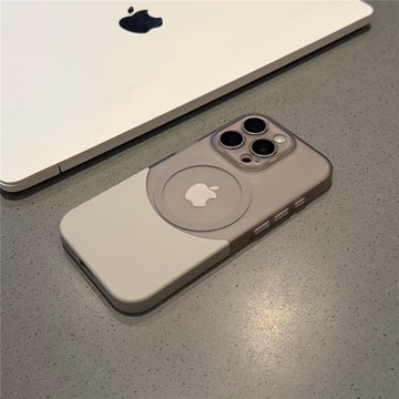 高級感拚接磁吸全包鏡頭適用愛瘋🍎16pro手機殻平果15/14promax13 JYRG