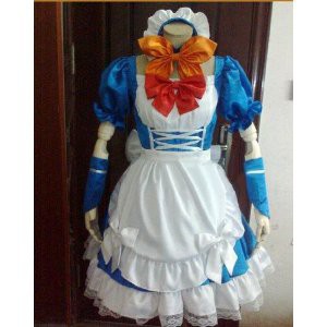 DK2296 新世紀エヴァンゲリオン 綾波レイ メイド服 コスチューム