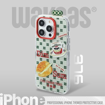 【Wakcas】iPhone 15｜港式茶餐廳手機殼 14 13 12 Pro ProMax 保護殼 手機殼 防摔殼