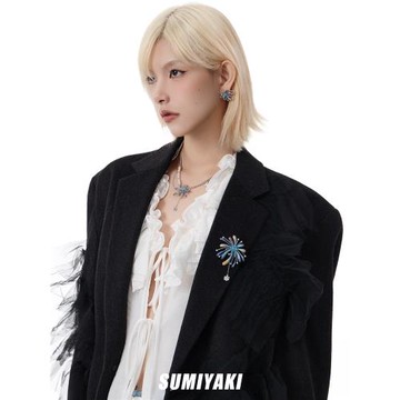 人手一個! SUMIYAKI 純手工煙花胸針春夏包掛西裝外套別針配飾女