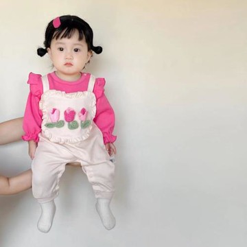 女寶寶秋裝甜美連體衣嬰兒春秋款超萌包屁衣秋季長袖哈衣公主爬服