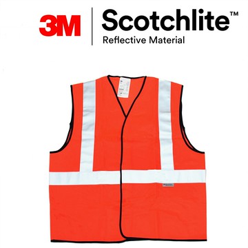 24小時全天防護高可見度實布反光背心 安全背心 3M Scotchlite 符合遵循CNS15909