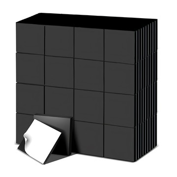 AHOYE 雙面膠方型軟磁鐵 20 x 2mm  黑色  60個