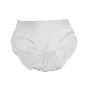 高腰收腹包臀內褲  白色  90%尼龍 10%彈性纖維  均碼
